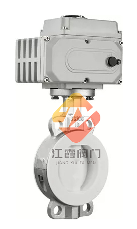  電動(dòng)不銹鋼襯氟對夾蝶閥（全襯）