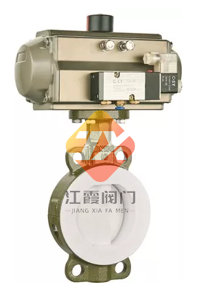 氣動襯氟蝶閥（全襯）
